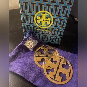 Tory Burch miller hoop earrings - LNWOT